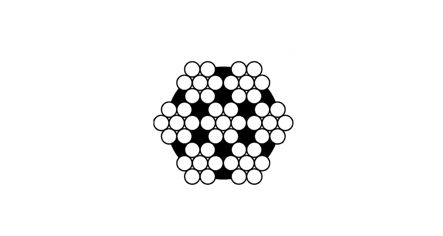 Трос DIN 3055 3мм 7x7 A2 [L=500 mb] креслення