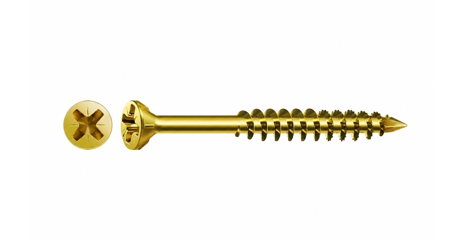 Шуруп ART 88190 d3,5x40/23 yellox PZ2