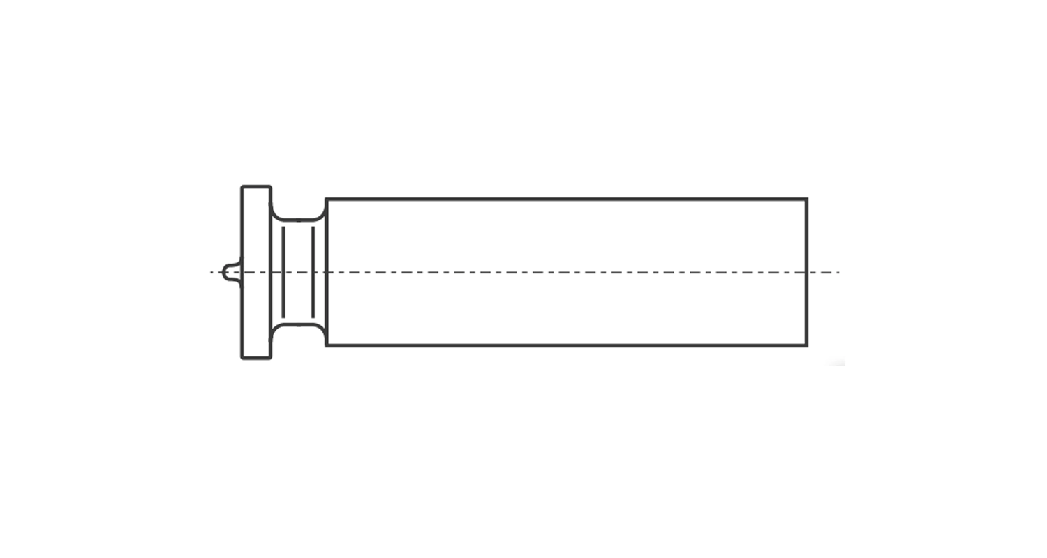 ISO 13918-IT 4.8 copper-plated welded Sleeve креслення