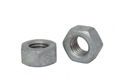 ISO 8673 10 zinc placket Hexagonal nut with a small pitch