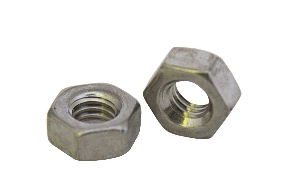 DIN 934 A2-70 Hexagon nut with with small step and with left carving