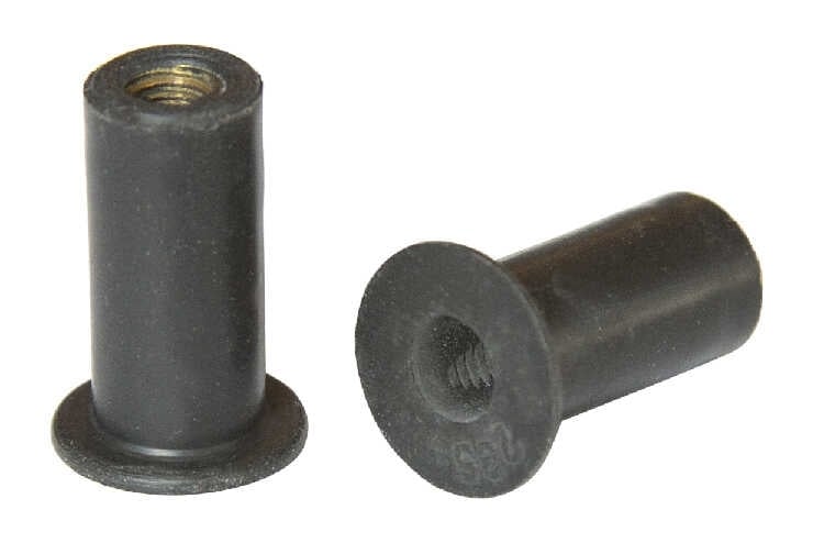 AN 417 Neoprene rivet nut with flat flange