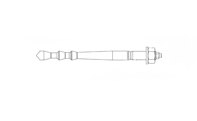 анкерная шпилька Highbond FHB II-A L M16 x 160/30 1.4529 FISCHER креслення