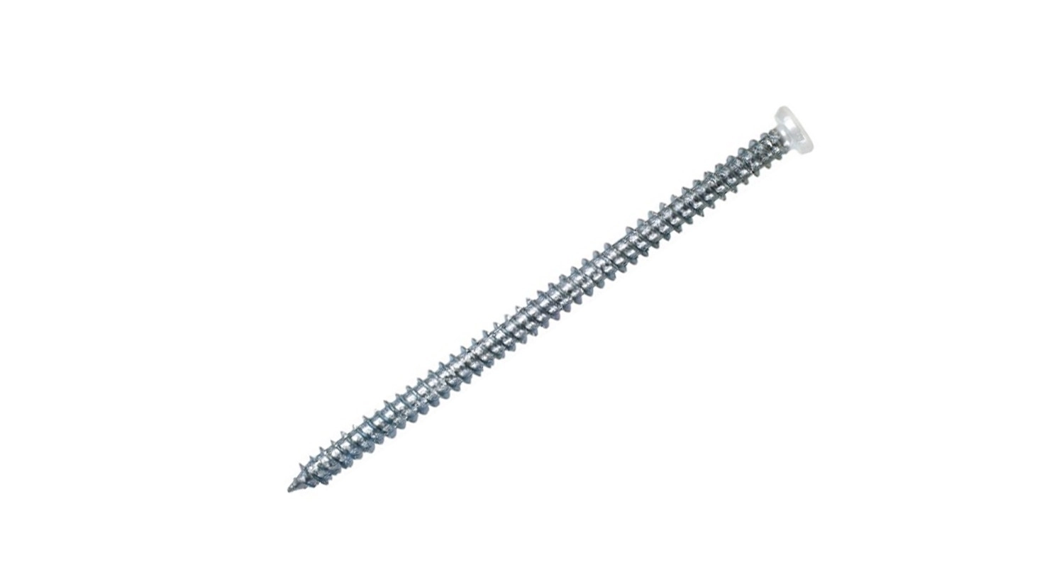 Screw for TVGSB concrete with countersunk head, painted head