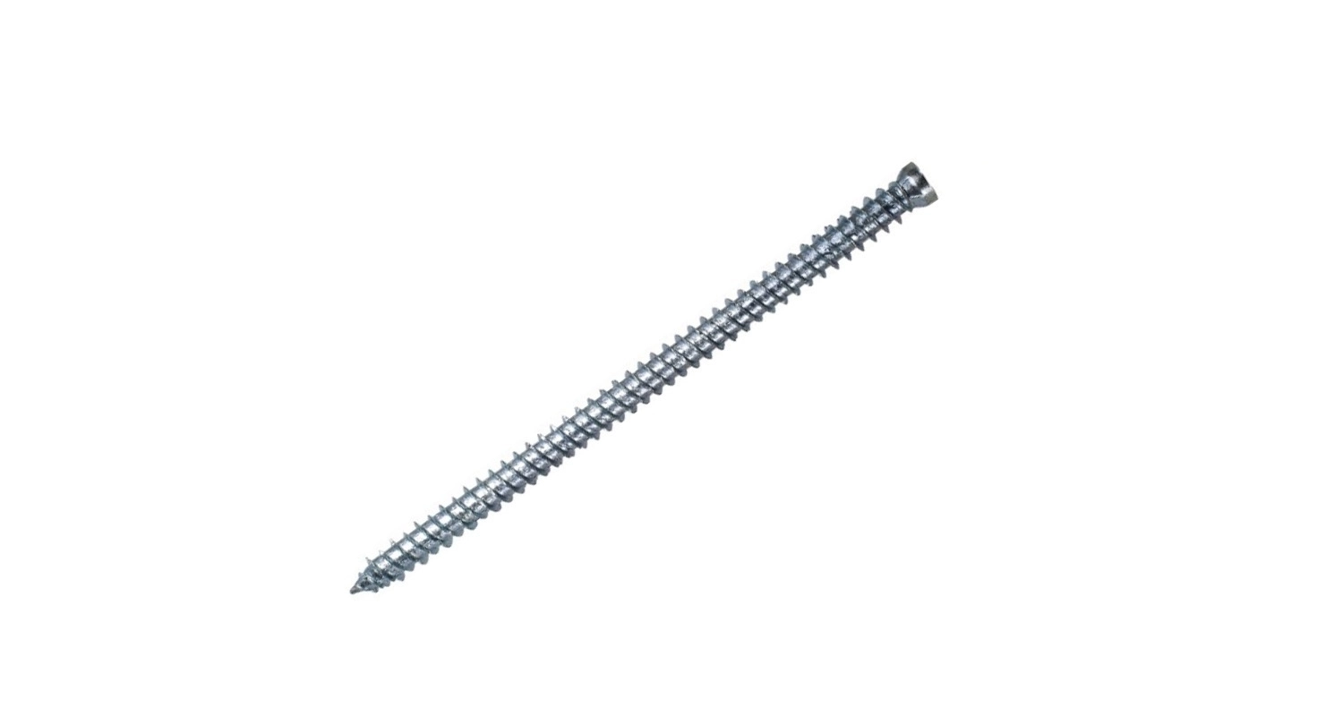 Screw for TVGC concrete with reduced head