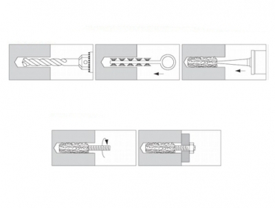 Комплект анкер хімічний поліестерная смола Multi Anchor 410мл (20шт)  G&B Dinmark
