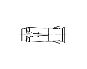Anchor for hollow floors of FHY FISCHER креслення