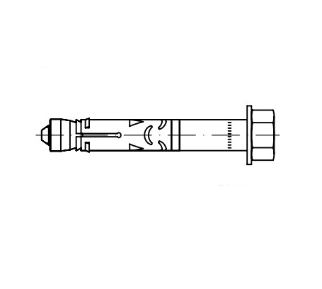 ВисAugeефективниUnd Anker FH II 24/50 S Zink FISCHER креслення