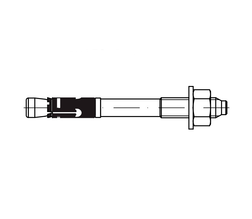 AnkerниUnd Bolzen FAZ II 10/10 Zink FISCHER креслення