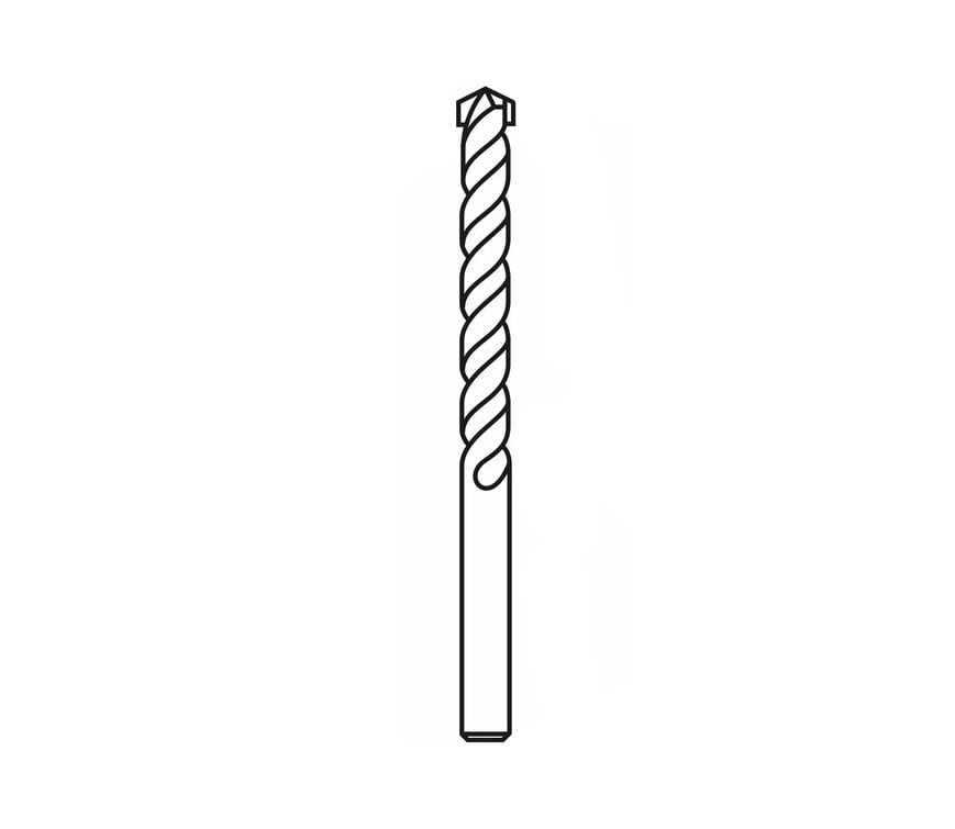 drill bit CYL-1 for stone 12x230 mm BOSCH креслення