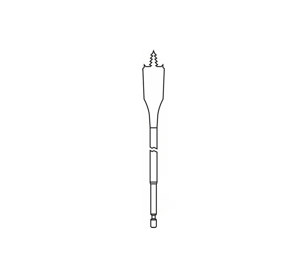 Bohrer перове Self Cut Speed ​​28х152 mm креслення