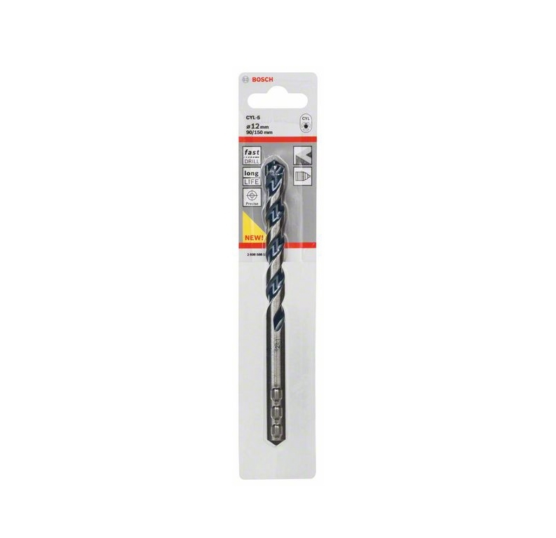 Bohrer CYL-5 Beton 6x200x250 mm BOSCH креслення