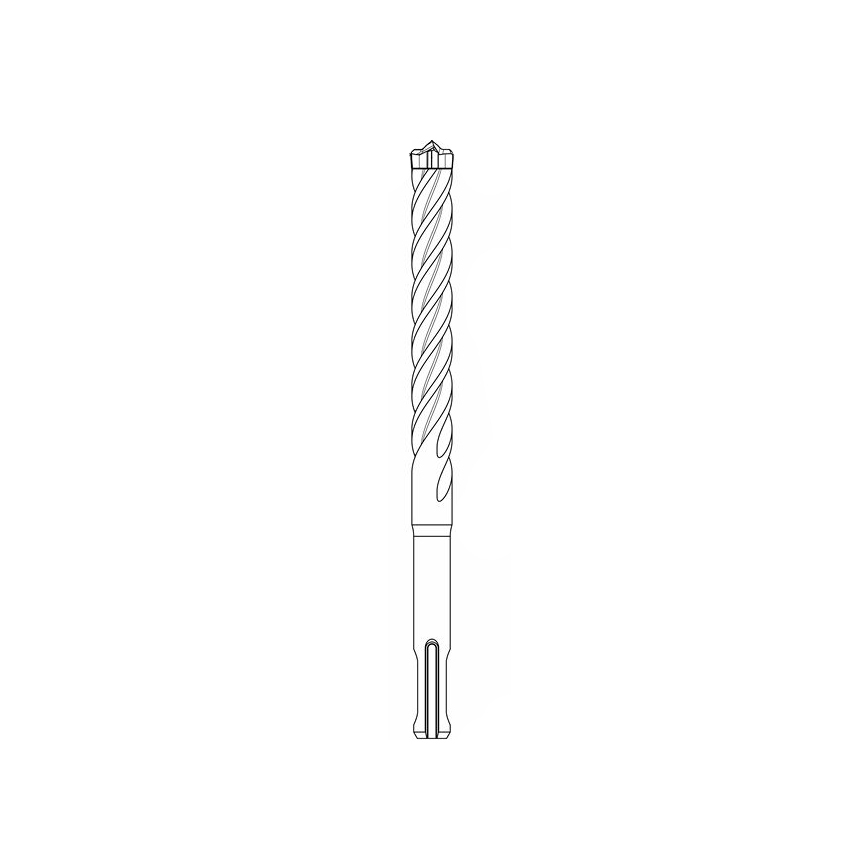 Bohrer SDS Plus-7X 5x50x115 mm S BOSCH креслення