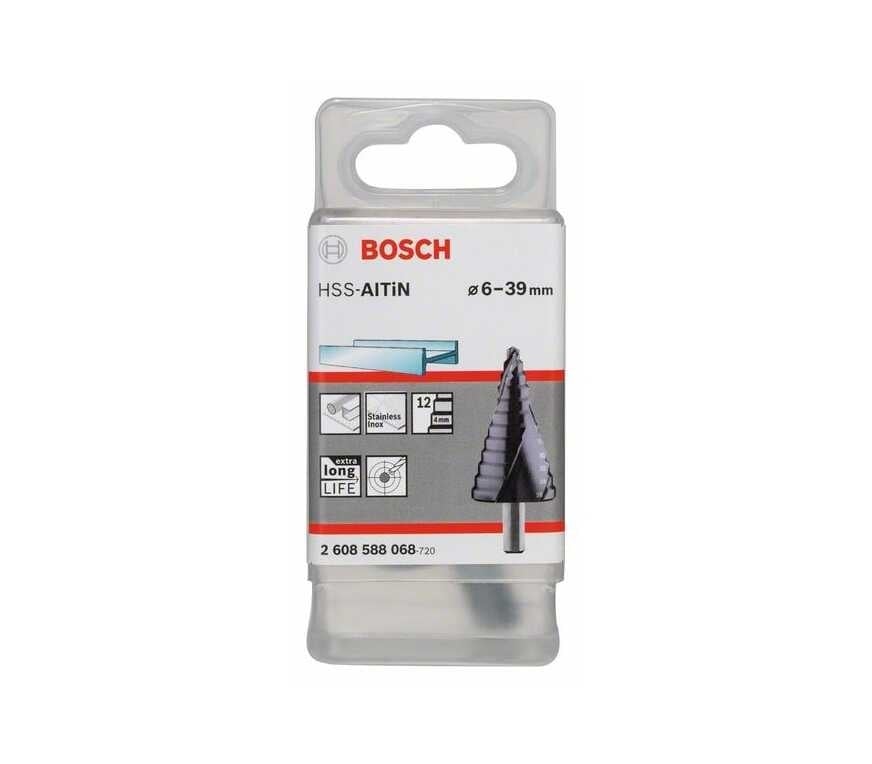 СхUndдoftе bohren HSS-AlTiN 9 ступ 4-12 mm BOSCH креслення