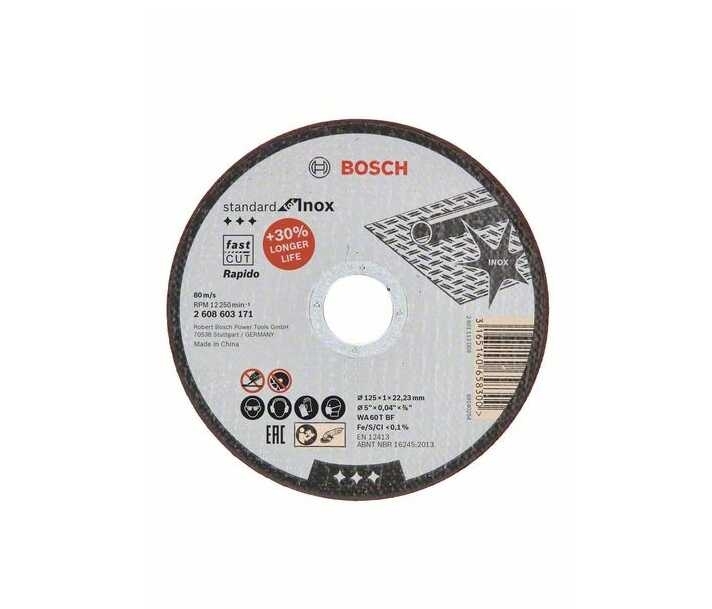 ВUndдрausниUnd диск Standard for INOX 230 х 1,9mm, konkav BOSCH