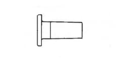 DIN 7338-A Rivet with flat head - Інтернет-магазин Dinmark
