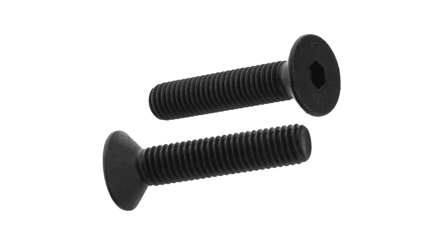 Bolzen DIN 7991 M5x25 10,9 Zink Zinkschal Schwarz