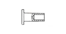 DIN 7338-B Self-tapping rivet, hollow body with flat head - Інтернет-магазин Dinmark