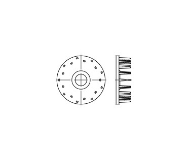 Ring DIN 1052-D d50x13xM12 Zink креслення