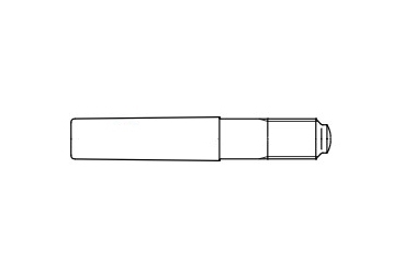 Stift DIN 258 M8x60 креслення