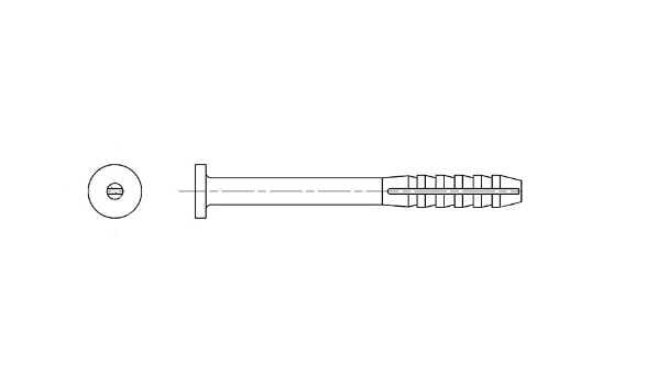 Dübel UCX 5х35/10 Nylon schnell монUndжу креслення