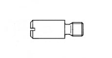 DIN 927 Screw with pin and straight slot - Інтернет-магазин Dinmark