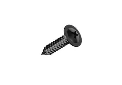 DIN 968-C phosphate Self-tapping screw with semicircular head and press washer PH