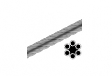 Seil ISO 2408 d10 6х12+1FC Zink (L=100)
