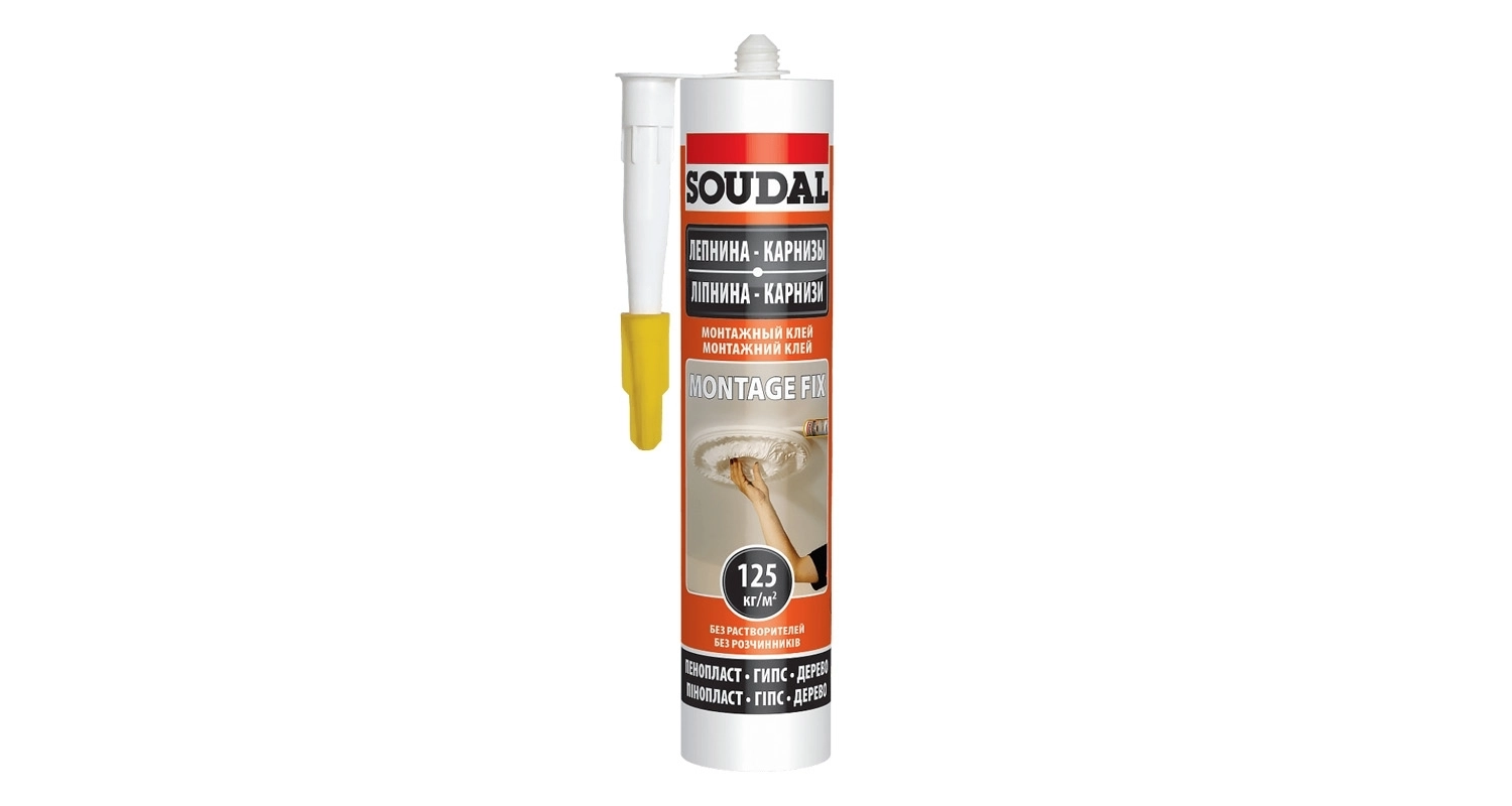 Монтажный клей MONTAGE FIX SOUDAL