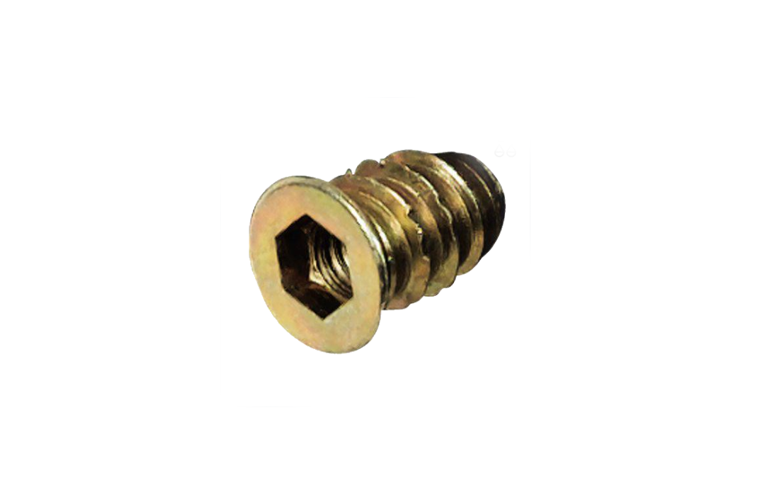 AN 422 zinc yellow Threaded coupling for wood