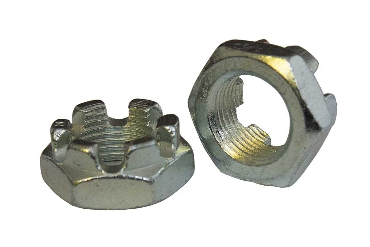 Castle nut low type  M12-22H zinc plated  DIN 937