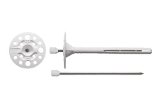 Polypropylene plate dowel with a metal nail and thermal head (Anker)