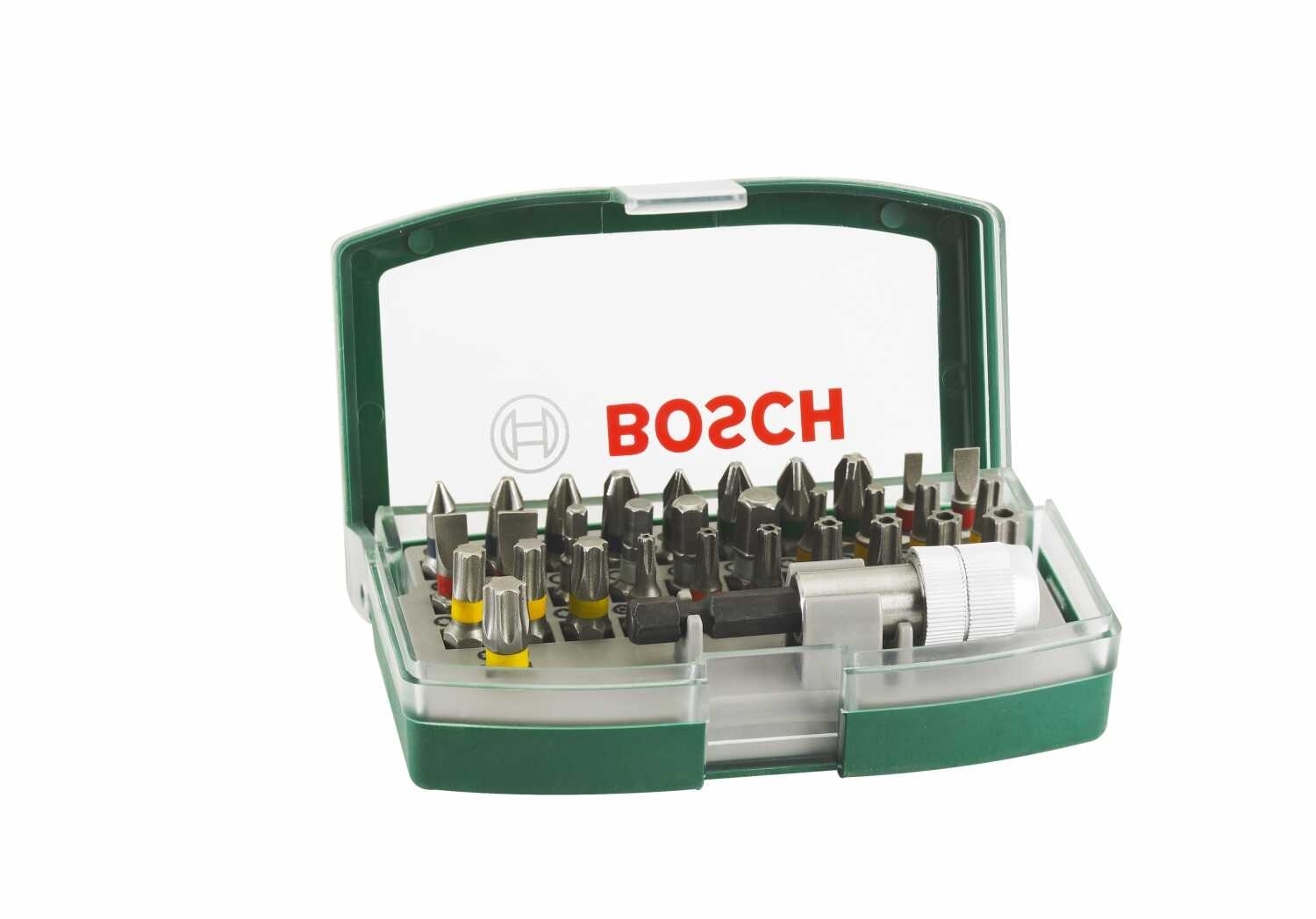Set of nozzles for screwing with color marking, 32 pcs. BOSCH