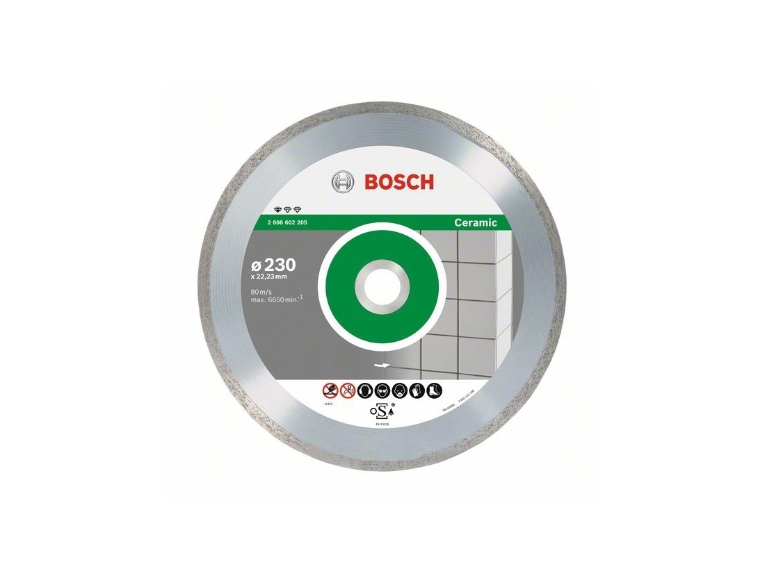 Алмазний диск Standard for Ceramic 115-22,23 BOSCH S - Інтернет-магазин Dinmark