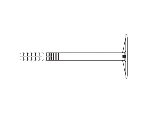 Тарілчастий дюбель M10х160/110 поліпропілен (ЛІ)   креслення