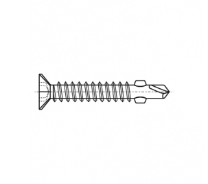 Self-tapping screw DIN 7504-P 5,5x85ц PH3 бур #5 - Інтернет-магазин Dinmark