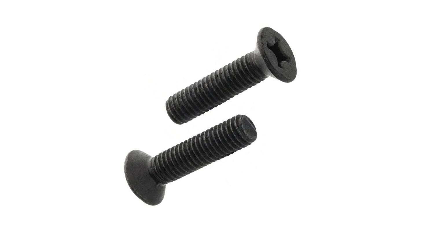 Schrauben DIN 965 M4x8 Zink Zinkschal Schwarz PH2