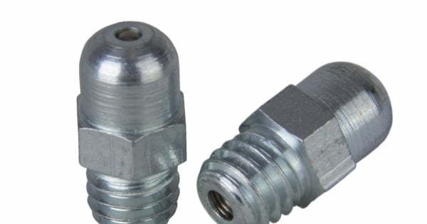 DIN 3402-A цинк Пресмаслянка різьбова 180 градусів шестигранник ...