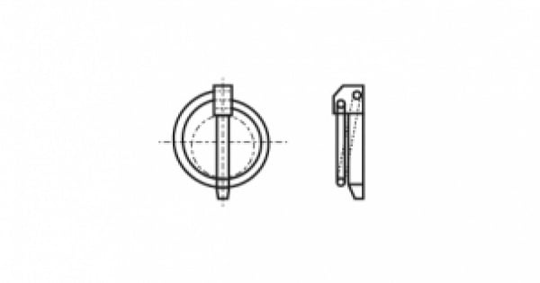 Split pins with ring wholesale - DIN 11023 | Dinmark