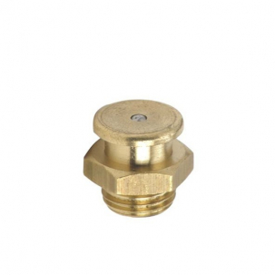 DIN 3404-M brass Oil press with flat head
