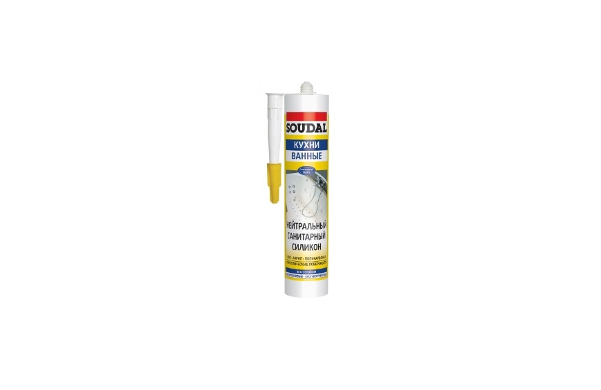 Sealant silicone neutral sanitary white 280мл - Інтернет-магазин Dinmark