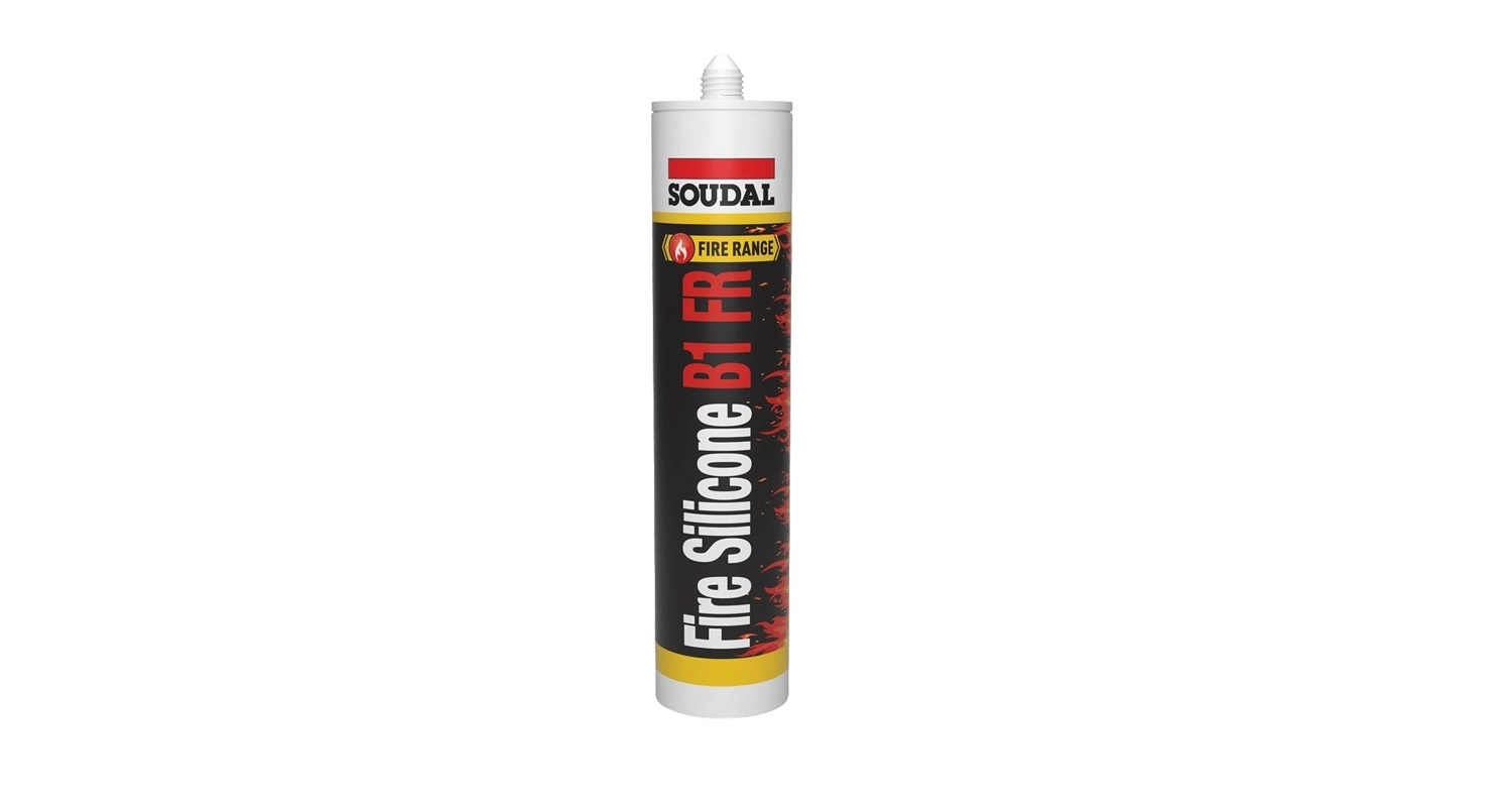 Огнестойкий силиконовый герметик Silicone B1 FR SOUDAL