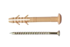 Дюбель CM-be 6х40 з буртиком швидкого монтажу поліпропілен