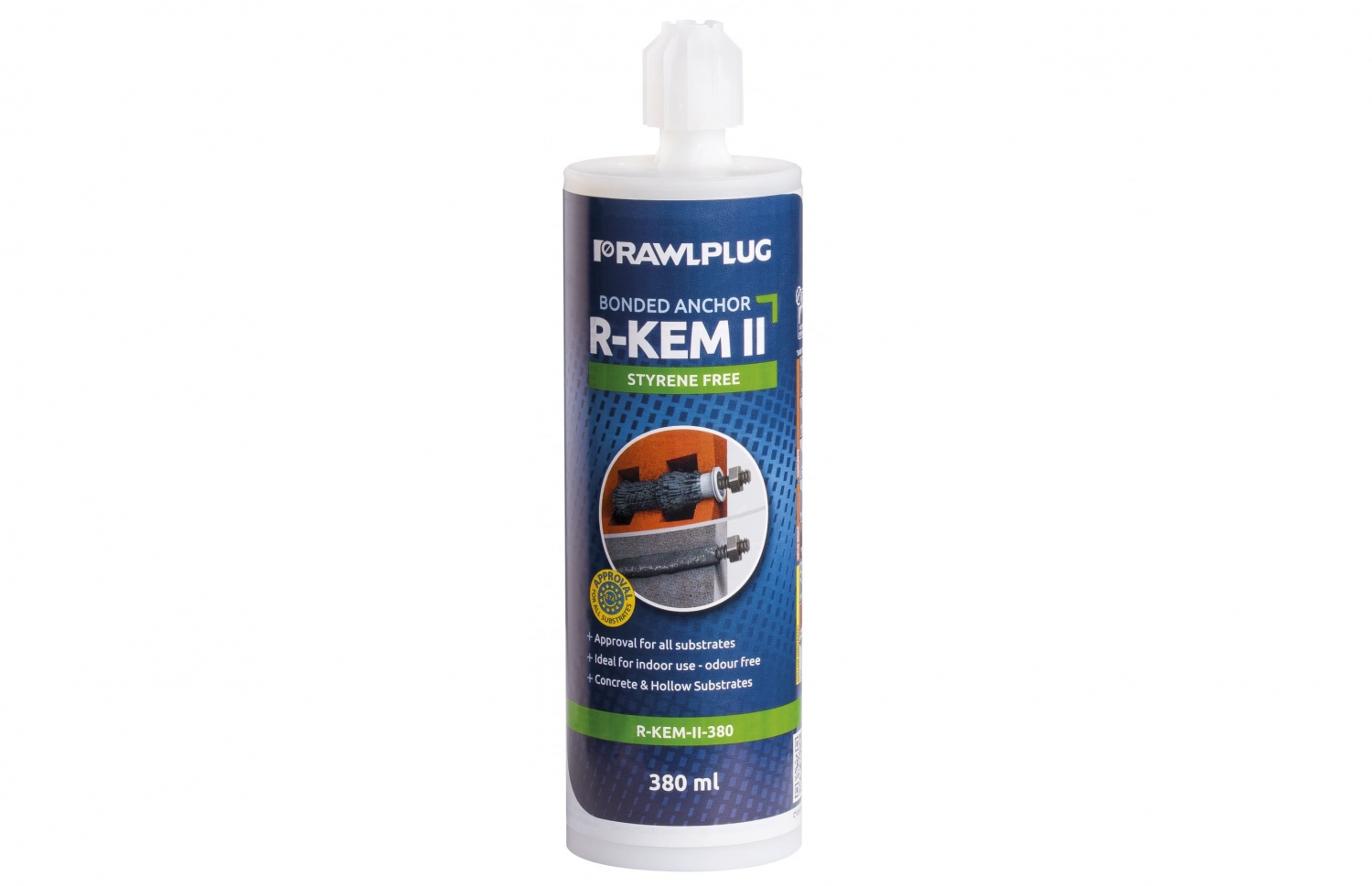 Anker chemiczny polyester resin without стиролу R-KEM-II 175мл Rawlplug