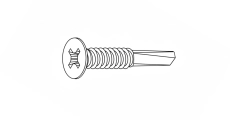 https://dinmark.com.ua/images/DIN 7504-WL Саморез с потайной головкой и буром оконний с насечками - Інтернет-магазин Dinmark