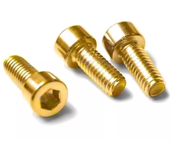 DIN 912 10.9 zinc yellow Bolt with cylindrical head and internal hexagon