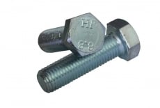 DIN 933 4.8 zinc Bolt with hexagonal head and full thread - Інтернет-магазин Dinmark