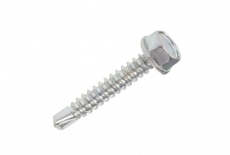 WS / BWS zinc Self-tapping screw with drill bit and hexagonal head Wkret-Met - Інтернет-магазин Dinmark