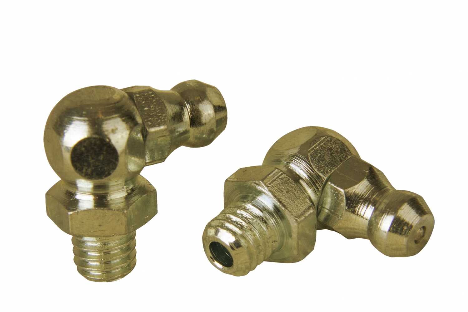 DIN 71412-C brass hydraulic oil press 90 degrees