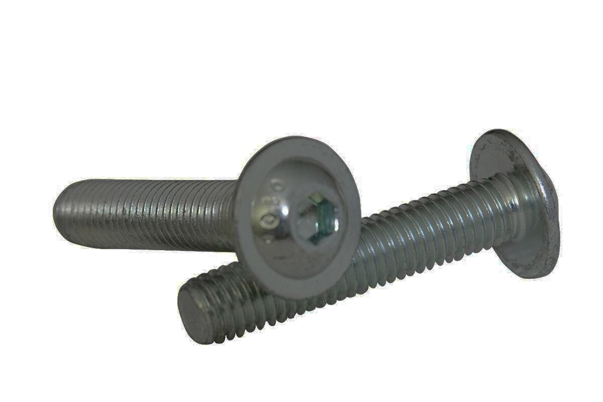 ISO 7380-2 10.9 Zinc plated Bolt with half-round head and internal hexagon